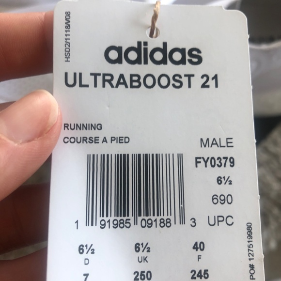 Adidas ULTRABOOST 21 Men’s - size US7 - Picture 6 of 6